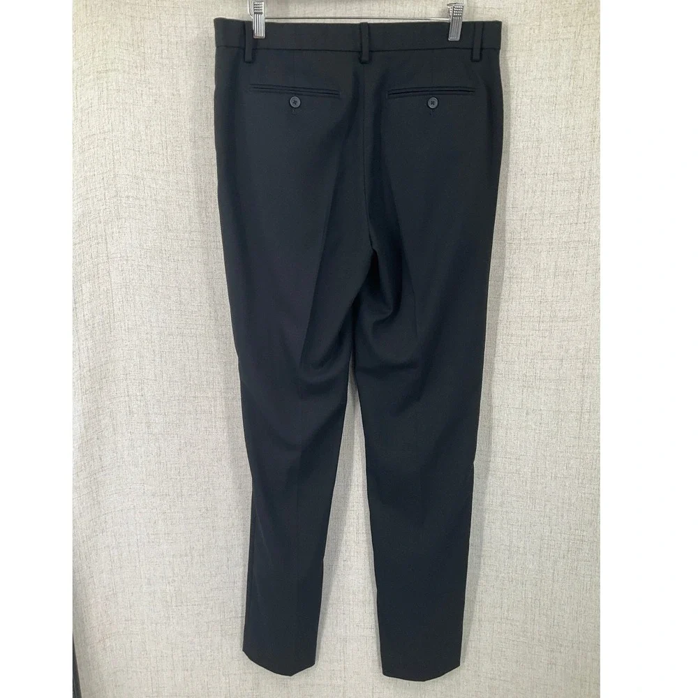 Banana Republic Dress Pants Mens 32x33 Black Tailored Fit Classic Professional